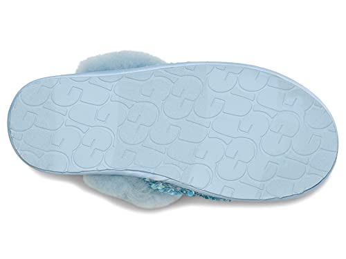 Ugg Women's Scuffette Ii Chunky Sequin Slipper, Sea Breeze, 5 #TOP2
