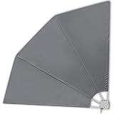 Vopese Terrassenmarkise Wandmontage Grau 210x210cm - Faltbarer Balkonfächer für Schatten und Privatsphäre Model41573