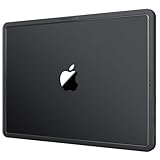 Soonjet CrackGuard for MacBook Pro 14 inch Case | M5 M4 M3 M2 M1 Pro/Max 2026-2021 | Anti-Crack Upgrade | 100% Match Official Color | Protective Hard Shell Laptop Cover | Space Black Clear
