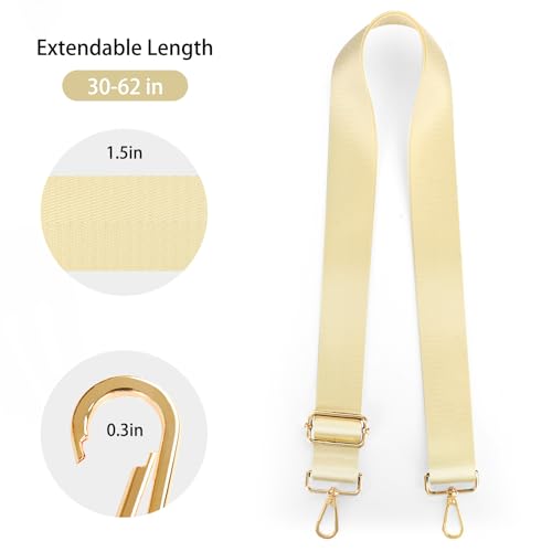 Image of Purse Straps Replacement Crossbody Straps for Purses,Wide Shoulder Strap for Bags Extender Guitar Straps for Handbags