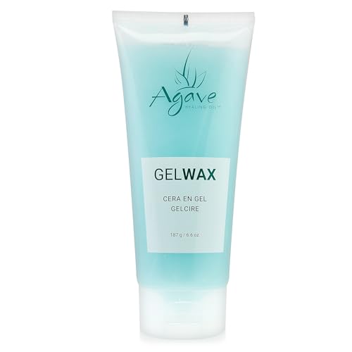 Agave GelWax Flexible Hold Styling Gel with Green Tea, Bamboo and Ginger Extracts, 6.6 fl oz