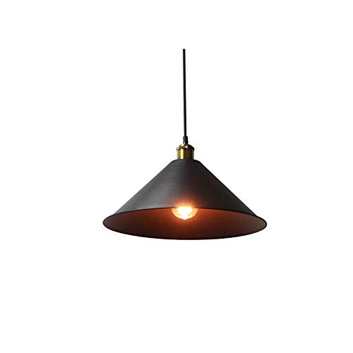 Lámpara industrial retro de suspensión con acabados robustos de moda creativa