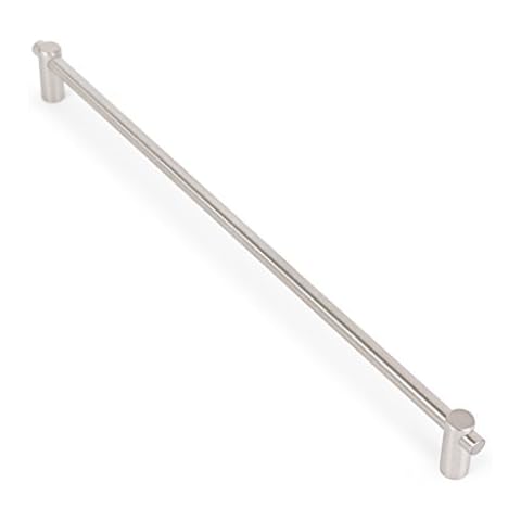 Ultra Grade URBN European Solid Bar Pull 11-1/4 Inch Cabinet Handle, 8mm Diameter Stainless Steel (Pack of 2, 12 Inch Length, 11-5/16 Inch Hole-to-Hole) Cover