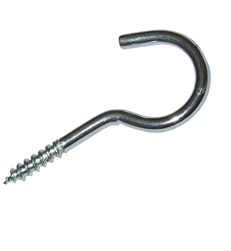 Dresselhaus - Gancio a vite, curvo, 3,3 x 50 mm