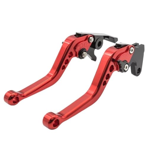 のために ホンダ CB125/F/R CB125F CB125R CB 125 R/F 2019 2020 調整可能なオートバイブレーキクラッチレバー CNCレバーハンドル(Red 147mm)