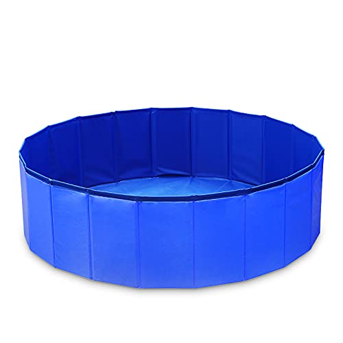 GoPetee Piscina para Perros Mascotas Plegable Bañera para Mascotas Plegable Baño Portátil para Perros y Gatos Pequeños Medianos y Grandes Interior o Exterior Cover