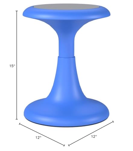 Image of Regency Glow 15 inch Stool, Blue