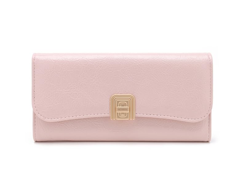 Women's wallet, handheld bag, wrist bag, long wallet, rfid blocking wallet handheld purse，privacyresistant wrist bag, leather wallet, credit card clip strap.Christmas gifts (Long silver)2