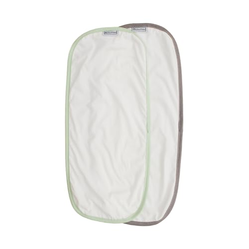 My Brest Friend Organic Burp Cloths Unisex 5-Pack Super Absorbent Cotton Burping Cloths for Babies,2-Ply and Soft on Baby's Skin, Newborn Spit Up Rags, Infant Towels for Milk Spit Up, Large 9.5