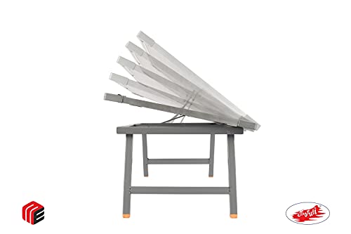 Maruti-Wood-Laminated-Multi-Purpose-Foldable-Laptop-Study-Table-with-2-Marker-Pen-and-1-Duster-and-White-Board-Paper-Holding-Clip-Silver-Border