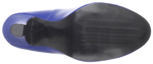 Pleaser Women\'s Smitten-05/NBW Spectator Pump,Navy-Blue White Pu,8 M US - Thumbnail 3