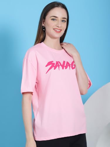 Preneum-Womens-Oversized-Casual-Cotton-T-Shirt-Half-Sleeves-Round-Neck-Relaxed-Loose-Fit-Graphic-Tee-Trendy-Printed-Design