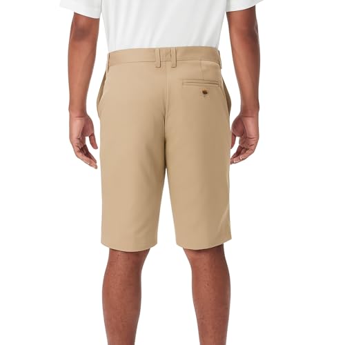 Image of French Toast Men's Moisture Wicking Flat Front Stretch Microfiber Performance Short