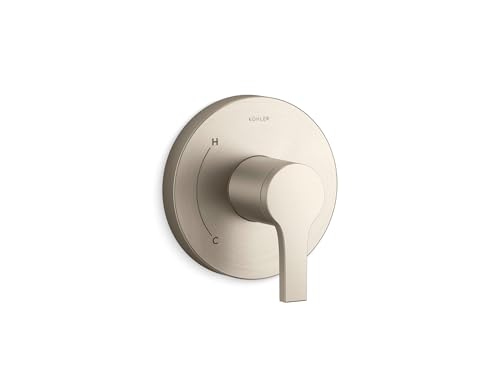 Kohler TS35320-4-BN Elate Rite-Temp Valve Trim Vibrant Brushed Nickel Elegant Bathroom Valve Rust-Resistant