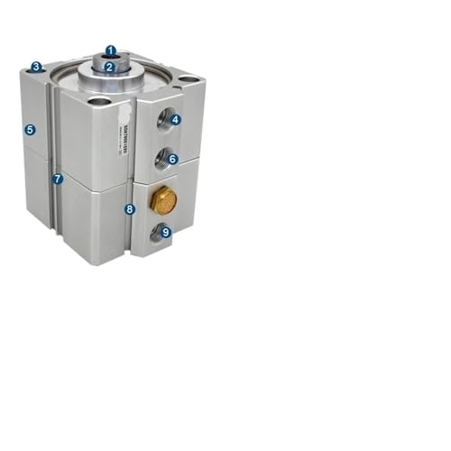 Vérin compact SDAT20 double effet pour résoudre les manques d'espace machine - 3