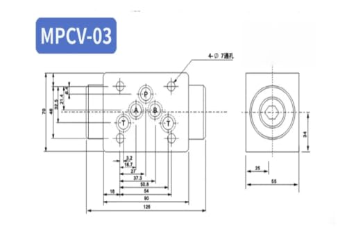 Valve de maintien de pression MPCV-03A pour bloquer les vérins