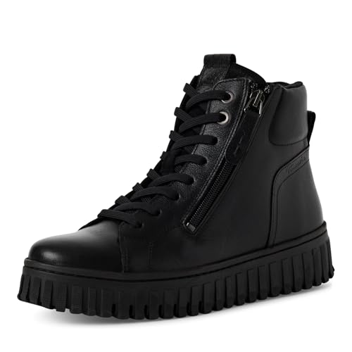 Tamaris Damen Stiefel Leder schwarz 39