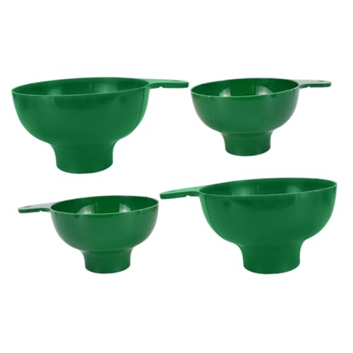 Gatuida 4piezas Embudo De Reutilizable De Gran Para Llenar Frascos Para Cocina y