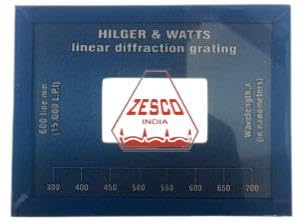 Zesco India Diffraction Grating, Hilger & Watts Type, 600 Lines/mm