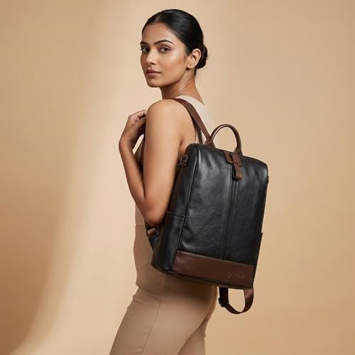 Image of VISMIINTREND Backpack for Women | Stylish Vegan Leather Backpack Bags for Women | College Bag for Girls | Office, Travel & Daily Use | Trendy Women Backpack | Gift for Wife, Sister & Friend