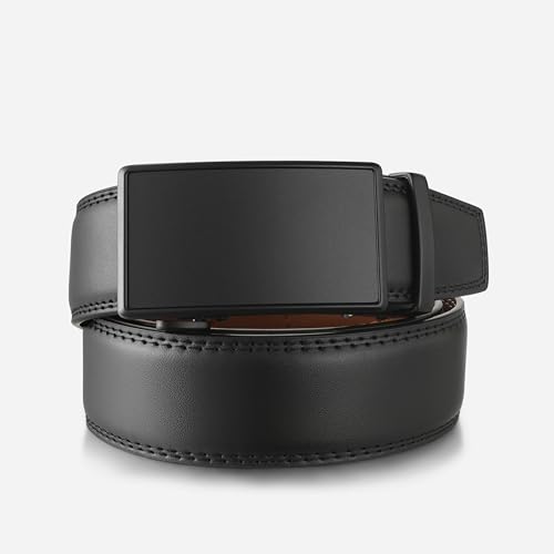 Soocap Mens belt, Genuine Leather, Adjustable fit2