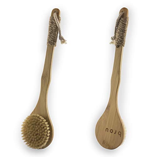 BROU | Premium Body Brush | Exfoliation | Cellulite | dry/bath | Natural Bristle | Bamboo | Eco-friendly | Plastic-free