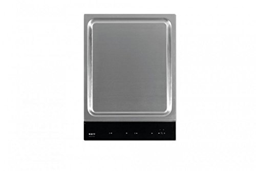 NOVY Teppan Yaki - plaques (Intégré, induction, Acier inoxydable, Noir, Acier inoxydable, toucher, En haut devant)