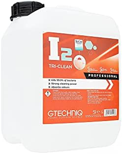 Gtechniq - I2 Tri-Clean - All-Surface Automotive Interior Odor Absorber; Ensure Surfaces Remain Fresh; Remove Dirt Attracting Residues; Safe on Leather, Dash, Carpets, Upholstery (5 Liters)