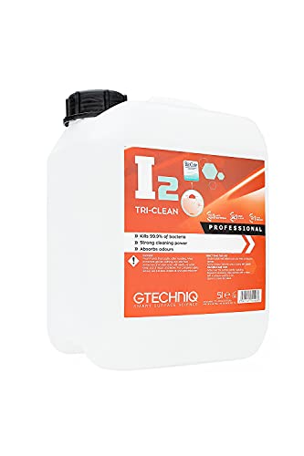 Gtechniq - I2 Tri-Clean - All-Surface Automotive Interior Odor Absorber; Ensure Surfaces Remain Fresh; Remove Dirt Attracting Residues; Safe On Leather, Dash, Carpets, Upholstery (5 Liters) #TOP20