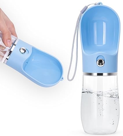 Pet Town, Leak Proof Portable Puppy Water Dispenser | Water Bottle | Pet Care Cup Drinking Feeder Outdoor Walking, Hiking, Travel, Dog, Cats, Rabbits and Other Small Animals (500 Ml) Blue (B0CK9FT3MG) Amazon Price History, Amazon Price Tracker