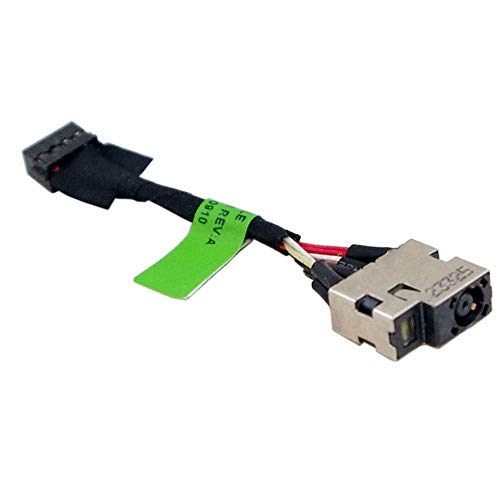 CAQL DC Power Jack in Cable for HP Pavilion 15-N151XX 15-N211DX 15-f272wm 15-f233wm 15-p030nr 15-F004WM 15-f240ca 15-f247nr 15-f271wm, P/N: 732067-001 CBL00385-0030 730932-SD1