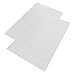 nice homeit – Set 2 Tappeti da Bagno in Spugna - 100% Cotone - Tappetini da Bagno per Doccia di Alta Qualità – Extra Morbidi, Assorbenti e Lavabili in Lavatrice - Made in Italy (Bianco, 50 x 80 cm) immagine