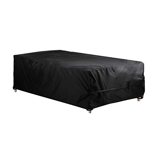 Awnic Abdeckung für Gartenmöbel Abdeckplane Gartenmöbel Abdeckhaube Gartentisch Schutzhülle Wasserdicht TÜV Rheinland Zertifikat Polyester 250x210x71cm