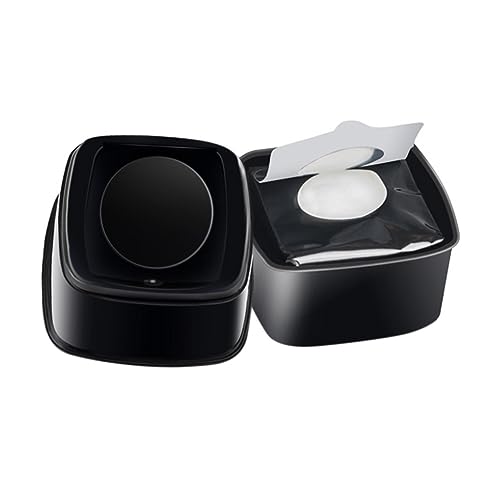 iplusmile Toallita Desmaquillante Extractable Negra Suave y Flexible Para Limpieza Facial Algodón Amigable Piel Para Tipo De Cutis y Viajes