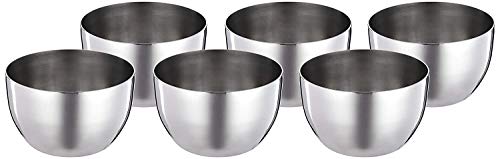 Bol en acier inoxydable incassable de 8cm pour repas individuels