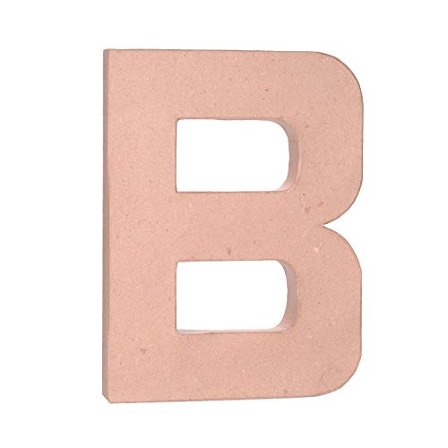 Darice Paper Mache Letter B 12 x 1.5 inches (3-Pack) 2861-B