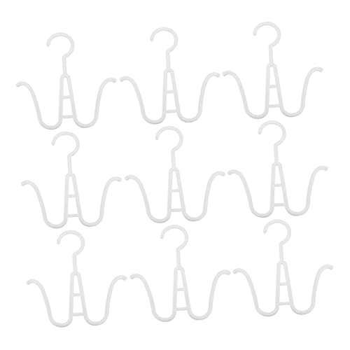 GLEAVI 20Pcs Plastic Shoe Hangers for Display Sturdy Shoe Storage Hooks for Shops Homes and Malls Versatile for Shoes Scarves Ties Easy to Use Space Saving Design