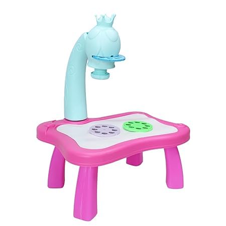 Image of Prime Projector Lamp Painting Set Child Trace and Draw Projector Toy Learn to Draw Playset for Toddlers Kids Projection Drawing Board Projector Table (Projector Lamp), Multicolor