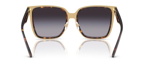 Versace Woman Sunglasses Havana Frame, Grey Gradient Lenses, 58MM4