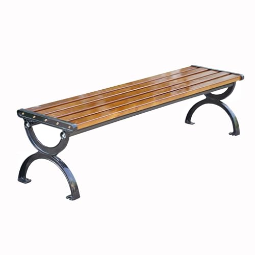 Banc en Bois sans Dossier pour Aménagement de Terrasse et Coin Repos