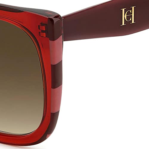 Carolina Herrera SUNGLASSES HER 0128/S BURGUNDY RED 54/21/145 WOMENS3
