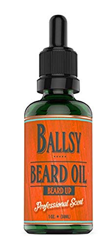 BALLSY Best Beard Balm Shea Butter All-in-One–All Natural Organic Argan & Jojoba Oil & More – Promotes Beard Growth, Softens Strengthens Beards & Mustaches - Best Beard Balm for Men