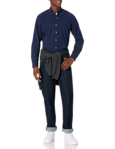 Amazon Essentials Mens Regular-Fit Long Sleeve Oxford Shirt