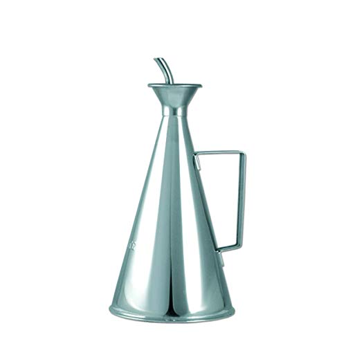 Guimarares & Rosa Anti Drop Bidon d'huile, en Acier Inoxydable, Argent, 30 x 30 x 30 cm