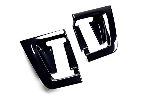 SecondStage トヨタ ヴォクシー ノア エスクァイア 80系 後席ドアエスカッションパネル ピアノブラック/ T380BLK