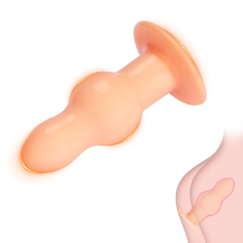 BDSMJOY Anal Dildo Anal Plug Dildos,mit 2 Analkugeln & Dildo Saugnapf,Analplug für Frauen Männer,Buttplug Analdehner Analdilos Analspielzeuge,Butt Plug Sex Spielzeug für die Paare (Realistisch, XL)