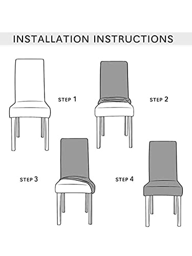 Image of Cortina Dining Chair Slipcovers | Protection Chair Cover | Cartoon Print, Removable, Washable | Universal Fit Super Soft Stretchy Polyester Spandex | Hotel, Marriage, Wedding | Pack of 1, Yellow