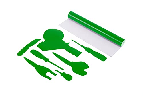 Image of 5S Lean Tool Vinyl Shadow Board Tape 15 inch X 180 inch Green (Green)