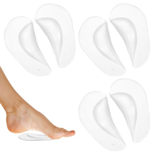 3 Pairs Soft Gel Arch Inserts