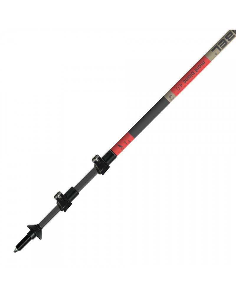 GABEL Kijki turystyczne Mod. MONT BLANC 4.0 RED Teleskopowe aluminiowe - MADE IN ITALY